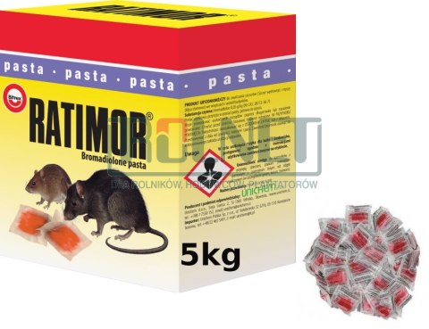 Ratimor 5 kg PASTA trutka na myszy i szczury