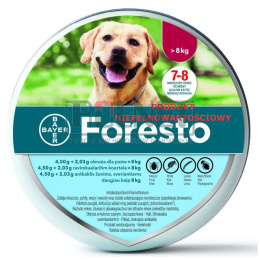 Bayer Foresto Obroża dla psów powyżej 8kg