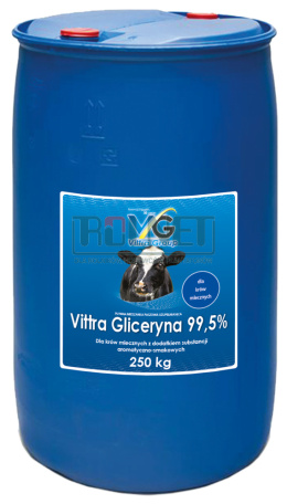 Gliceryna 99,5% dla krów mlecznych, VITTRA ENERGY PREMIUM, 250 kg