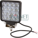 Lampa robocza LED, kwadratowa, 25W 3040 lm 10/30V światło rozproszone 16 LED