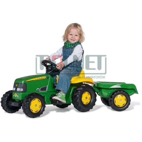 Traktor z napędem na pedały z przyczepą John Deere RollyKid