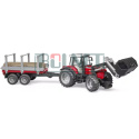 Ciągnik Massey Ferguson 7480 z ładowaczem czołowy