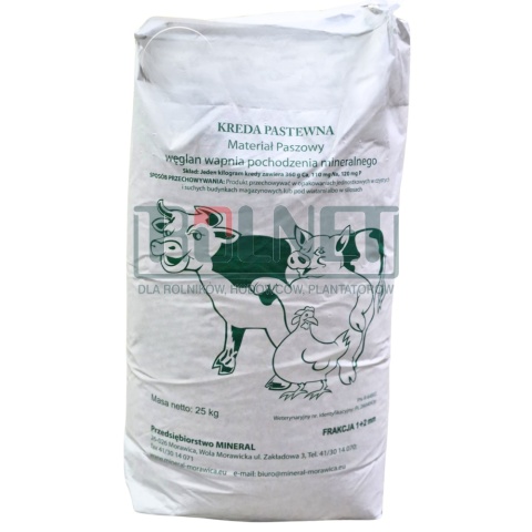 Kreda pastewna dla drobiu gruboziarnista WYPRZEDAŻ