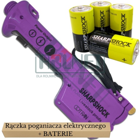 Poganiacz elektryczny rączka z bateriami