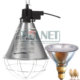 Sztuczna kwoka, Oprawa promiennika z promiennikiem PAR 155 białym