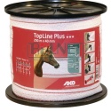Taśma ogrodzeniowa Top Line Plus, 40 mm 200 m, biało-czerwona