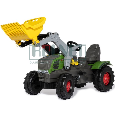 Traktor z napędem na pedały i ładowaczem Fendt 211 Vario RollyFarmtrac 3-8 lat