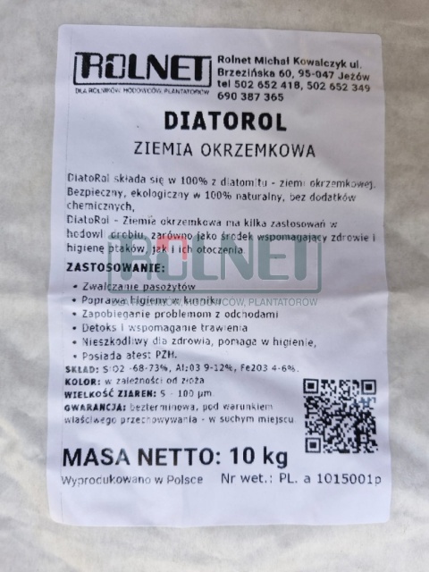 DiatoRol Ziemia okrzemkowa