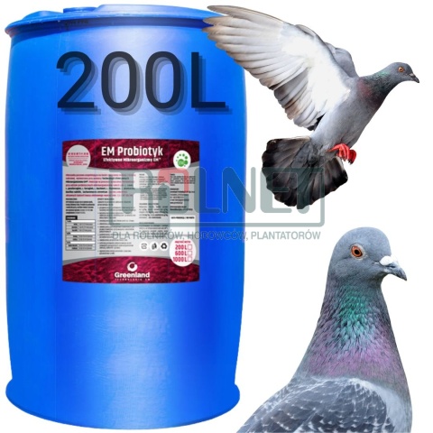 EM Probiotyk dla zwierząt 200L – efektywne mikroorganizmy dla bydła, trzody, drobiu i koni