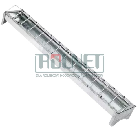 Karmnik dla piskląt ocynkowany 7 x 50 cm