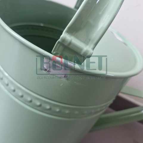 Konewka metalowa 12 l zielona – konewka ogrodowa z sitkiem do podlewania roślin WYPRZEDAŻ