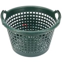 Kosz do zbierania ziemniaków zielony 25 kg – wytrzymały pojemnik z uchwytem z tworzywa sztucznego