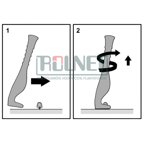 Łapka do usuwania kleszczy Smartick – zielona, bezpieczne usuwanie kleszcza, z otworem do kluczy