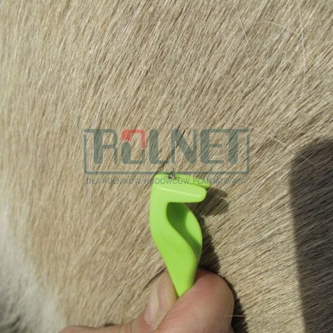 Łapka do usuwania kleszczy Smartick – zielona, bezpieczne usuwanie kleszcza, z otworem do kluczy