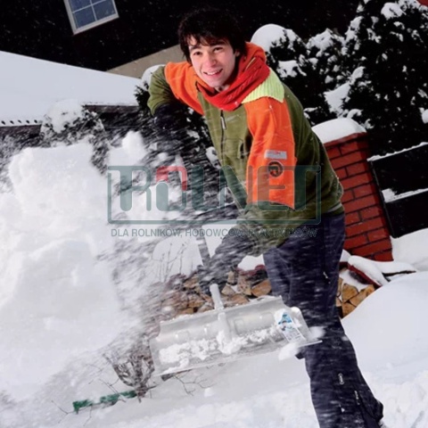 Łopata do odśnieżania aluminiowa 50 cm z trzonkiem metalowym – Prosperplast Alumax