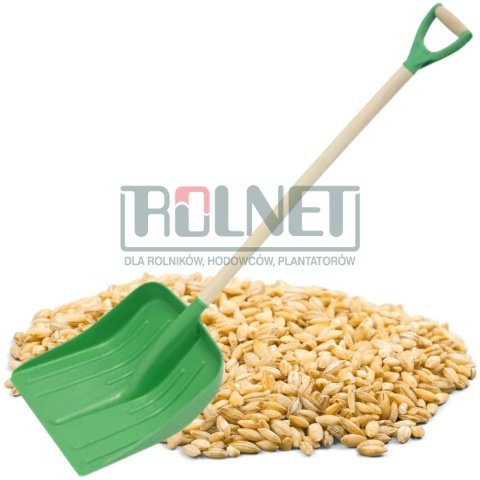 Łopata do zboża z trzonkiem drewnianym 42 cm – Rolplas
