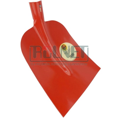 Łopata holsztyńska hartowana SHW, nieoprawna czerwona