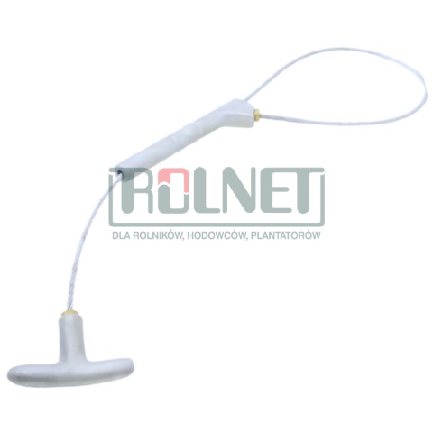 Pętla poskromu „Kort” do prowadzenia knurów – długość 57 cm, linka 5 mm