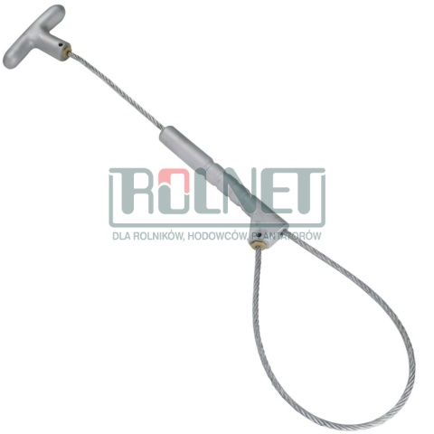 Pętla poskromu „Kort” do prowadzenia knurów – długość 57 cm, linka 5 mm