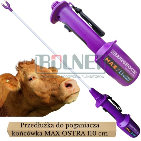 Poganiacz elektryczny MAX AKUMULATOROWY 110cm 7000 V, OSTRA