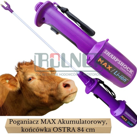 Poganiacz elektryczny MAX AKUMULATOROWY 84cm 7000 V, OSTRA końcówka