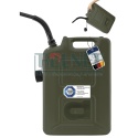 Kanister na paliwo plastikowy 20 l HDPE oliwkowy z certyfikatem UN – Hünersdorff PROFI