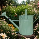 Konewka metalowa 12 l zielona – konewka ogrodowa z sitkiem do podlewania roślin
