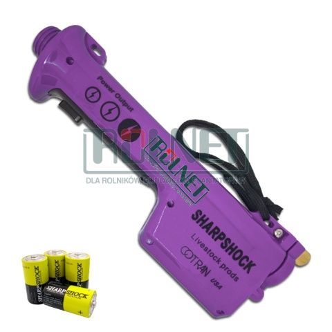 Poganiacz elektryczny MAX AKUMULATOROWY 33 cm 7000 V, OSTRA końcówka