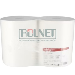 Ręcznik papierowy przemysłowy w rolce Kramp 36 cm x 1000 m, 1-warstwowy, biały, 2 szt.