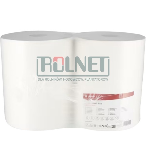 Ręcznik papierowy przemysłowy w rolce Kramp 36 cm x 1000 m, 1-warstwowy, biały, 2 szt.