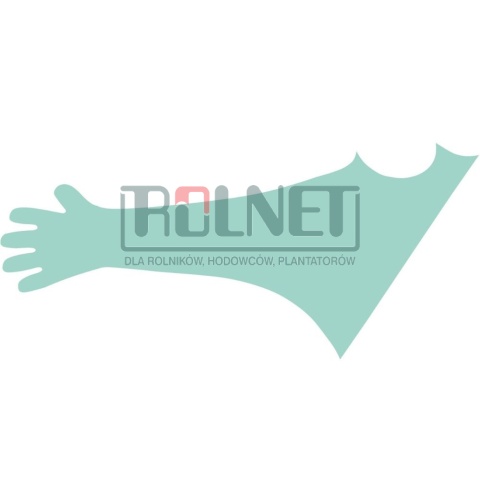 Rękawice weterynaryjne z ochraniaczem, 120 cm