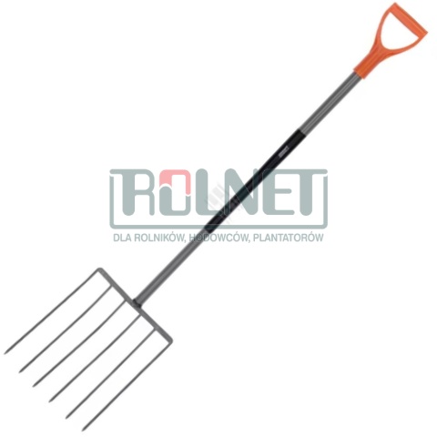 Widły do kukurydzy Gopart 6-zębne – widły do kiszonki z ergonomicznym trzonkiem DY