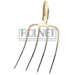 Widły nieoprawne Kerbl 4-zębne do obornika i ściółki, stal sprężysta, szer. 23 cm, dł. zębów 31 cm