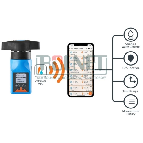 Wilgotnościomierz do zboża i nasion z młynkiem C-PRO - Bluetooth