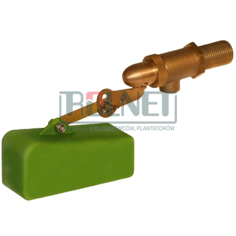 Zawór pływakowy niskociśnieniowy  mosiężny 1/2"