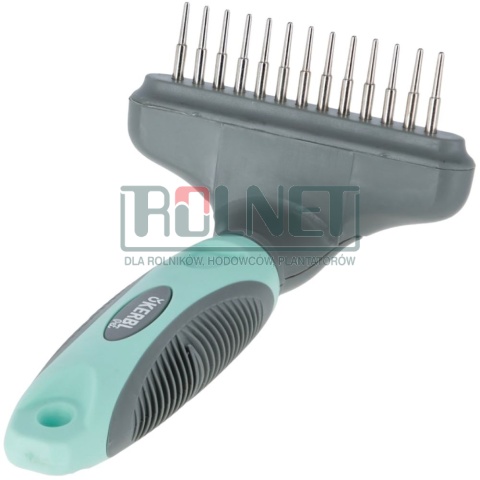 Zgrzebło dla psów, jednorzędowe, 15 x 9 cm Kerbl