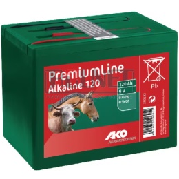 Bateria alkaliczna do elektryzatora 9 V 120 Ah mała AKO do pastuche elektrycznego