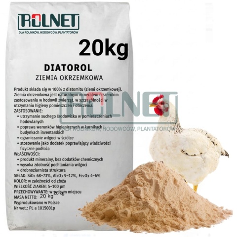 DiatoRol Ziemia okrzemkowa 20kg