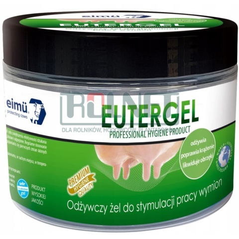 Maść do wymion łagodząca i chłodząca Eutergel 500ml