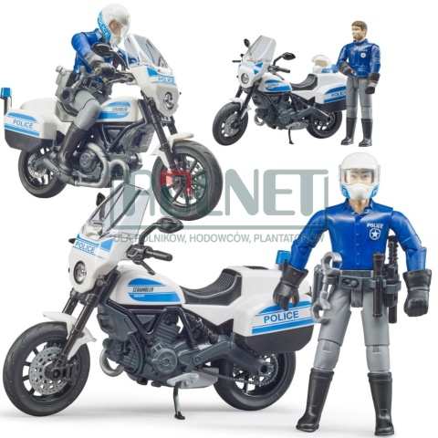 Motocykl policyjny Scrambler Ducati