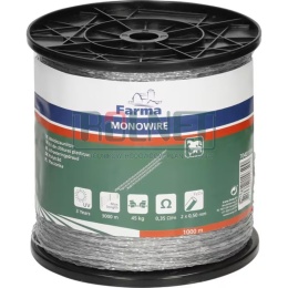 Plecionka do pastucha przezroczysta Farma 1000 m (2 × 0,5 mm)