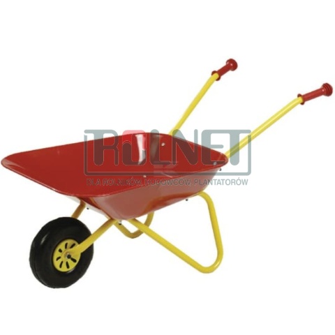 Taczka metalowa dla dzieci Rolly Toys czerwona 80 cm zabawka ogrodowa