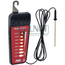 Tester napięcia ogrodzeń elektrycznych AKO 8-diodowy 1 000–10 000 V