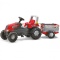 Traktor RollyJunior RT z ładowaczem, przyczepką i napędem na pedały – zestaw 3w1 dla dzieci 3–8 lat