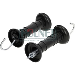 Uchwyt izolacyjny bramowy do lin i plecionek