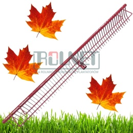 Grabie do trawy metalowe 100 cm 56 zębów SHW nieoprawne