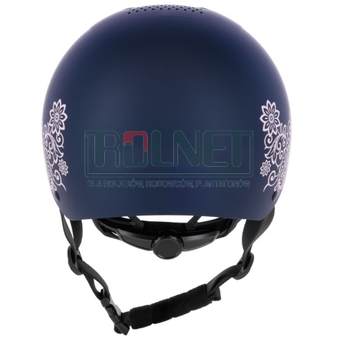 kask granatowy do jazdy konnej