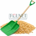 Łopata do zboża z trzonkiem drewnianym 42 cm – Rolplas
