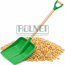 Łopata do zboża z trzonkiem drewnianym 42 cm – Rolplas
