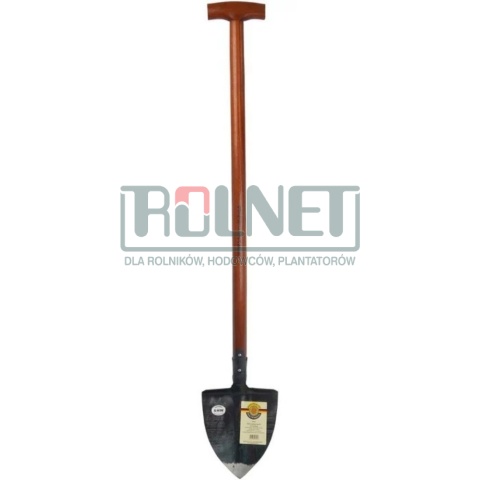 Szpadel łopatkowy SHW REX Premium z uchwytem T i trzonkiem jesionowym 95 cm